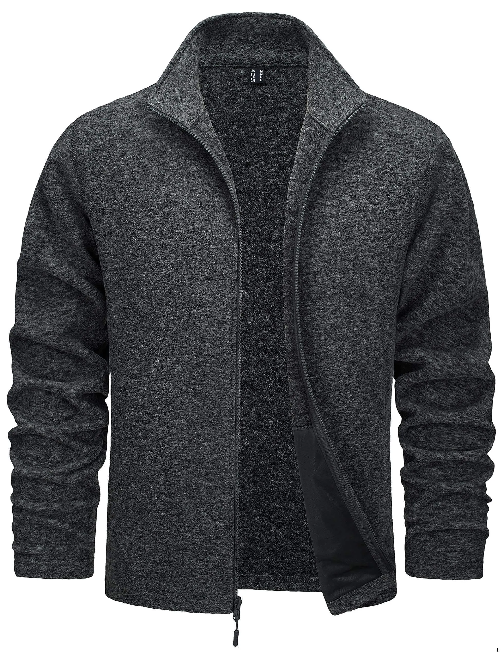 Lightweight Full Zip Fleece Jackets For Men - In 16 Colors!