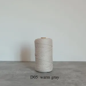 LUXE 4MM MACRAME STRING - WARM GRAY