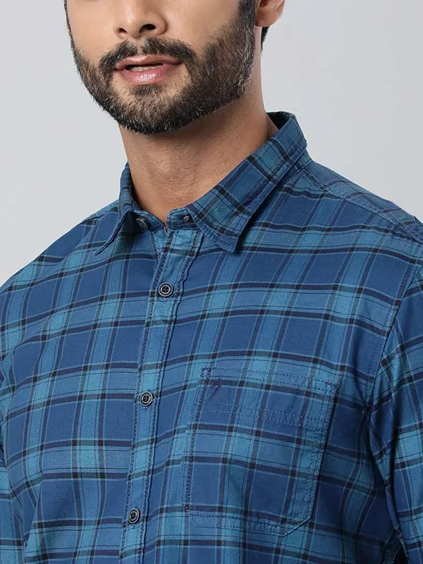 Men Checked Full Sleeve Cotton Shirt