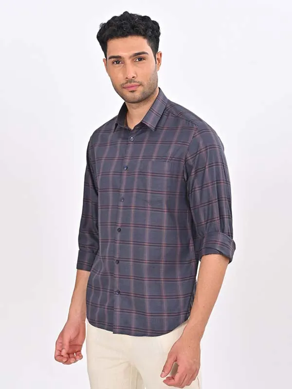 Men Checked Full Sleeve Cotton Shirt