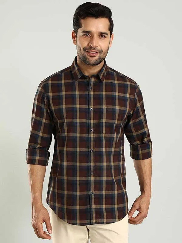 Men Checked Full Sleeve Cotton Shirt