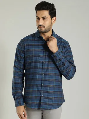 Men Checked Full Sleeve Cotton Shirt