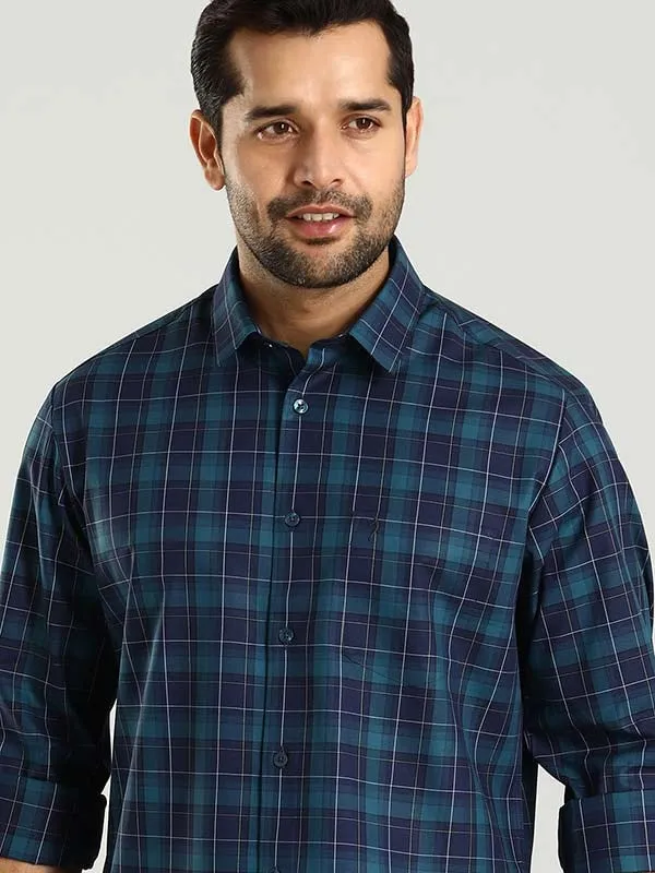 Men Checked Full Sleeve Cotton Shirt