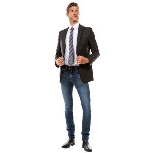 Men's Charcoal Modern Fit Suit Jacket