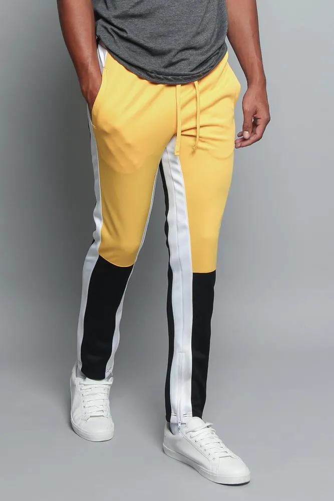 Men's Color Blocked Track Pants