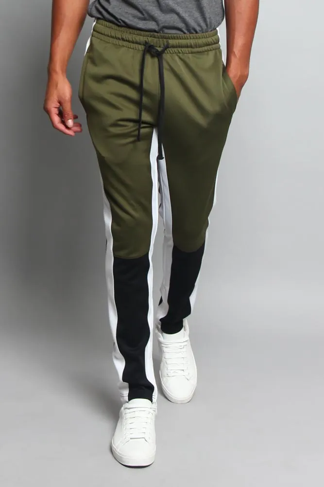 Men's Color Blocked Track Pants