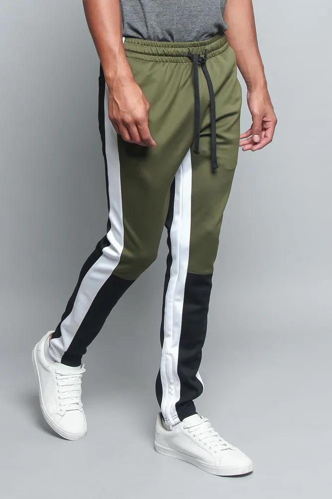 Men's Color Blocked Track Pants