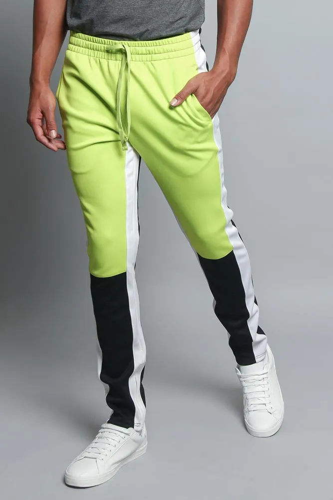 Men's Color Blocked Track Pants