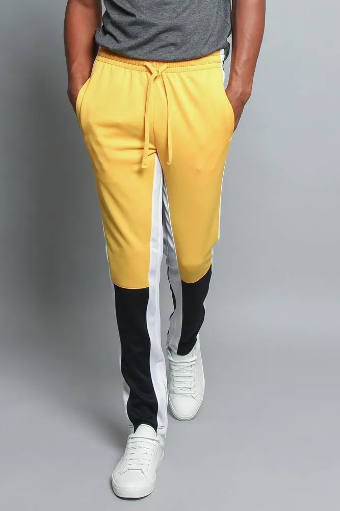 Men's Color Blocked Track Pants