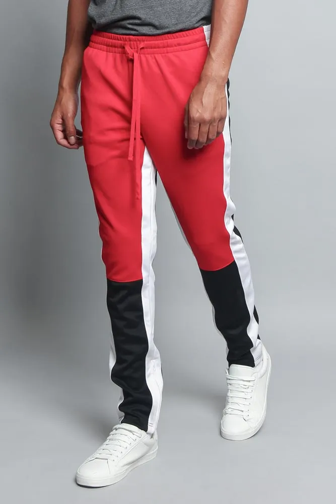 Men's Color Blocked Track Pants