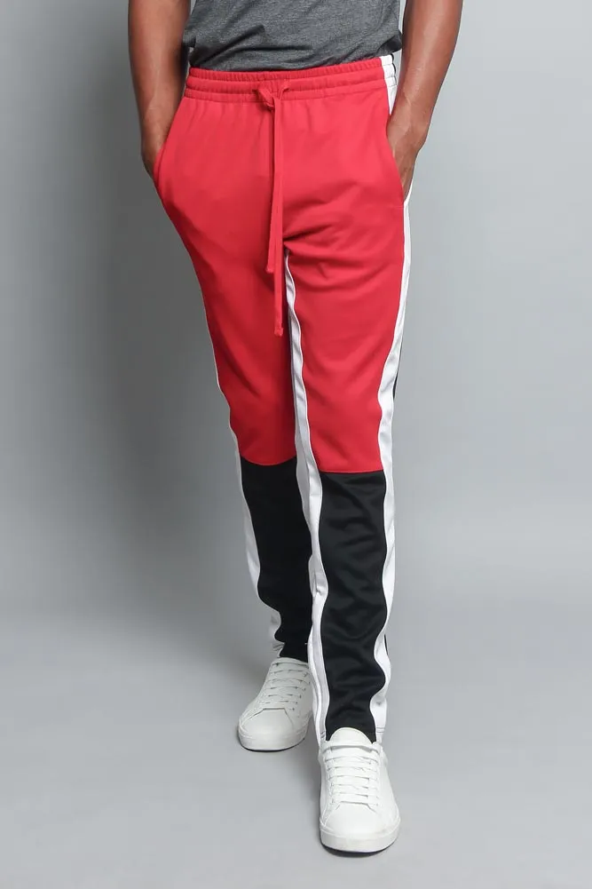 Men's Color Blocked Track Pants