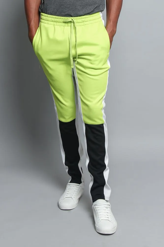 Men's Color Blocked Track Pants