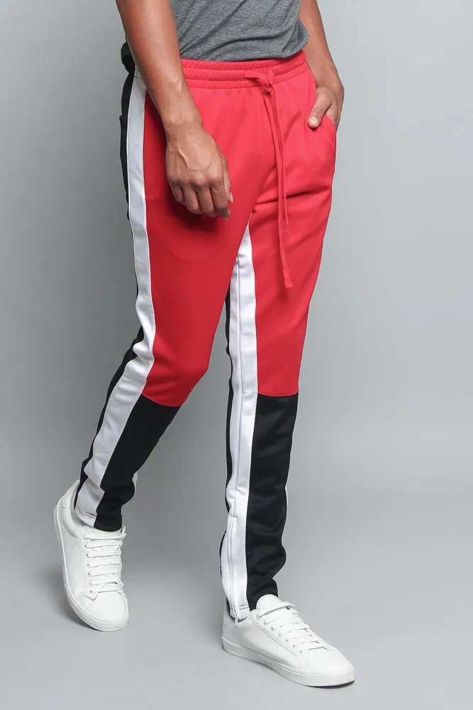 Men's Color Blocked Track Pants