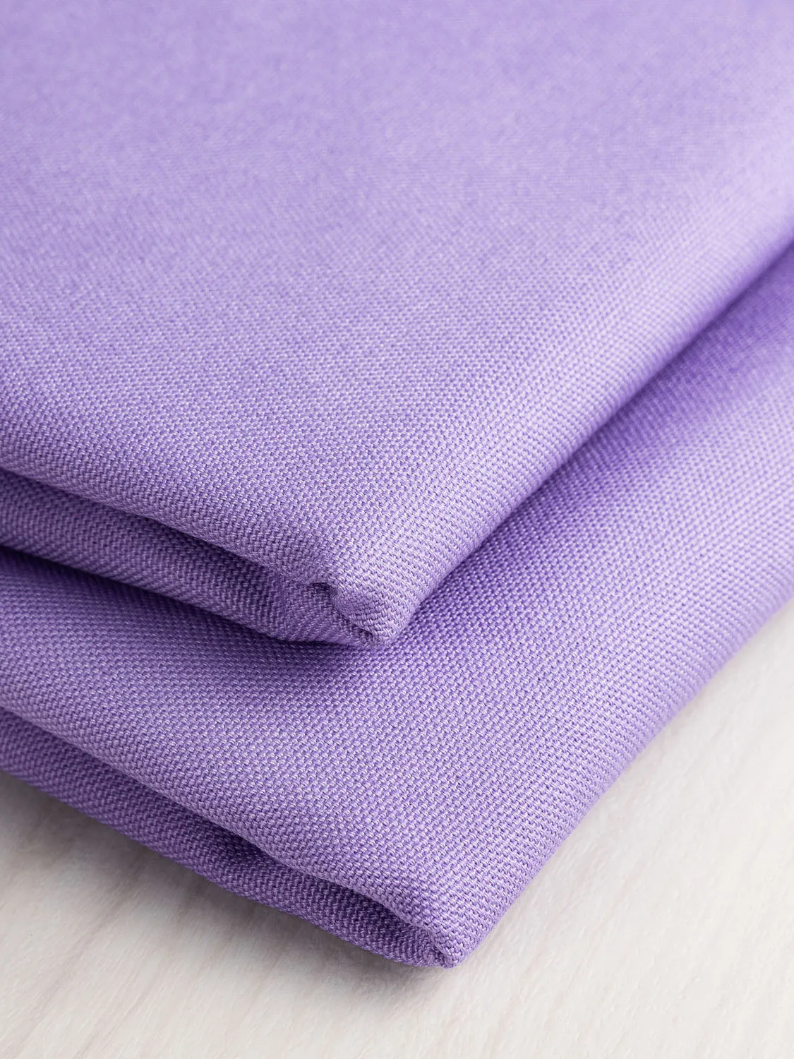 Midweight Core Collection Organic Cotton Canvas - Lavender - Swatch