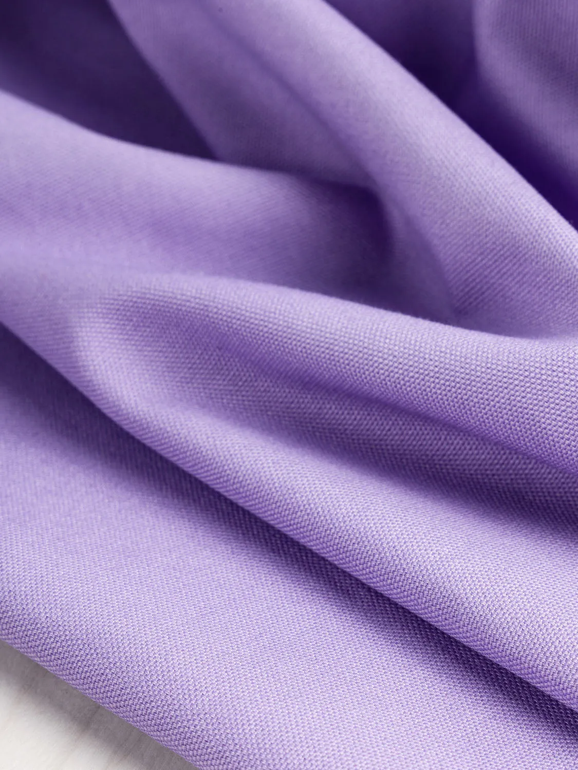 Midweight Core Collection Organic Cotton Canvas - Lavender - Swatch