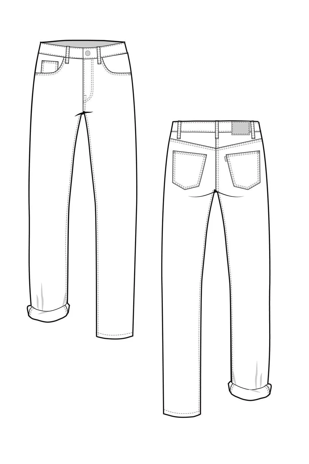 Morgan Jeans Pattern