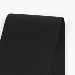 Narrow Stretch Cotton Twill - Black