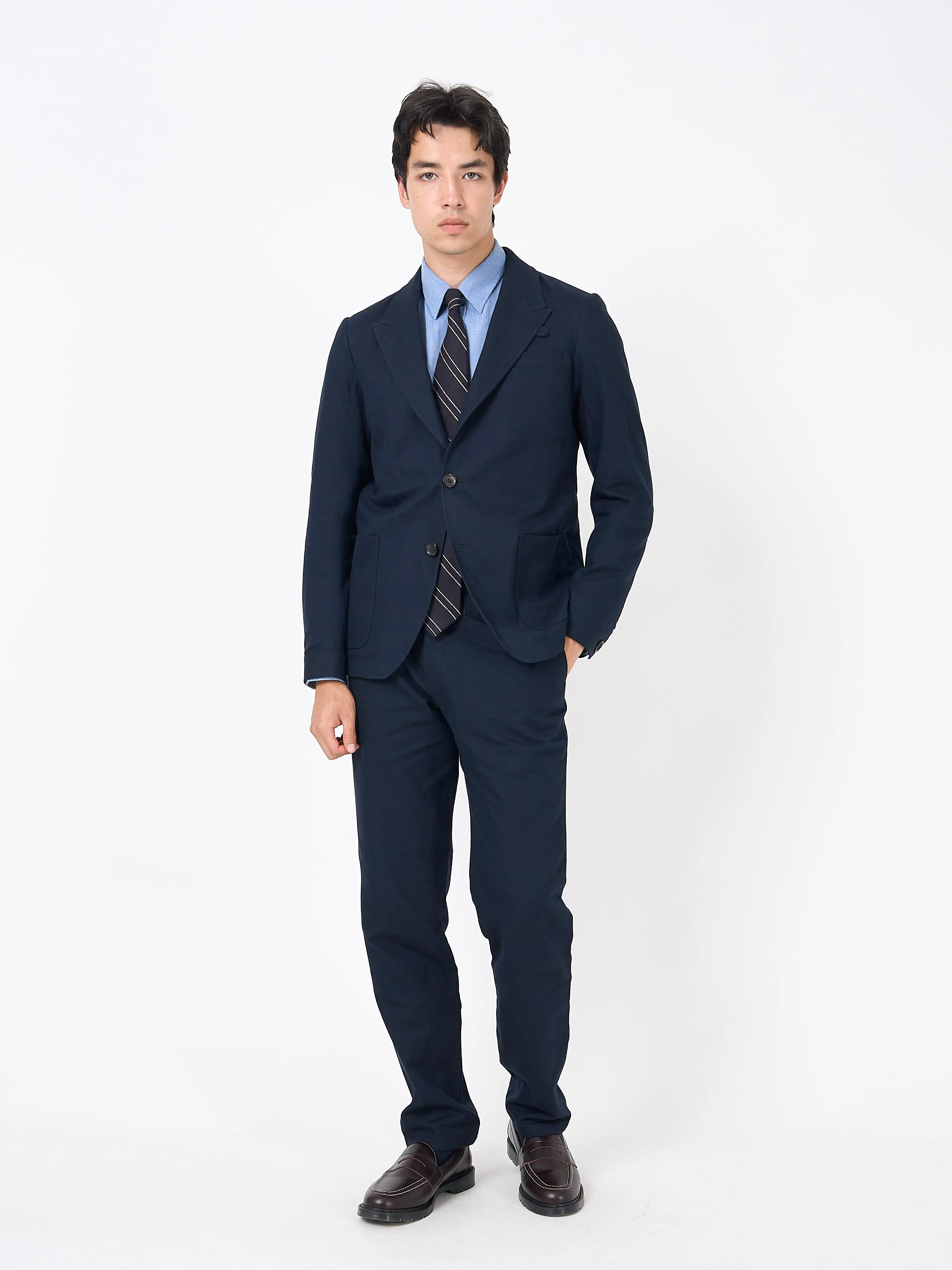 Navy Stockbridge Finsbury Suit: Enhanced E-commerce Title in English with Modifiers