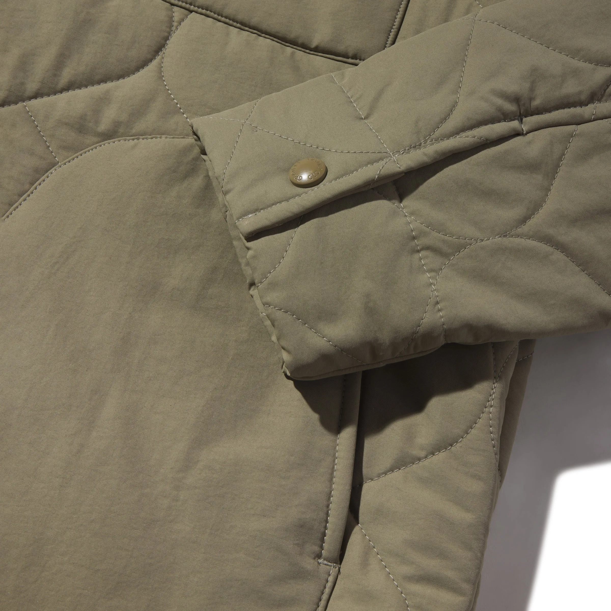 New Daines Quilted Bomber - Dusty Olive