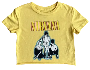 Nirvana Sunrise Cropped Tee