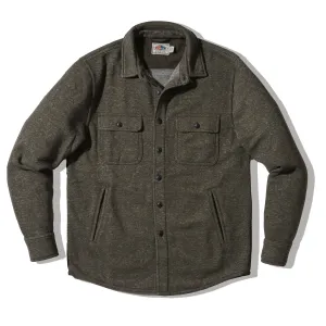 Nolan Marled Fleece CPO Shirt Jacket - Black Ink