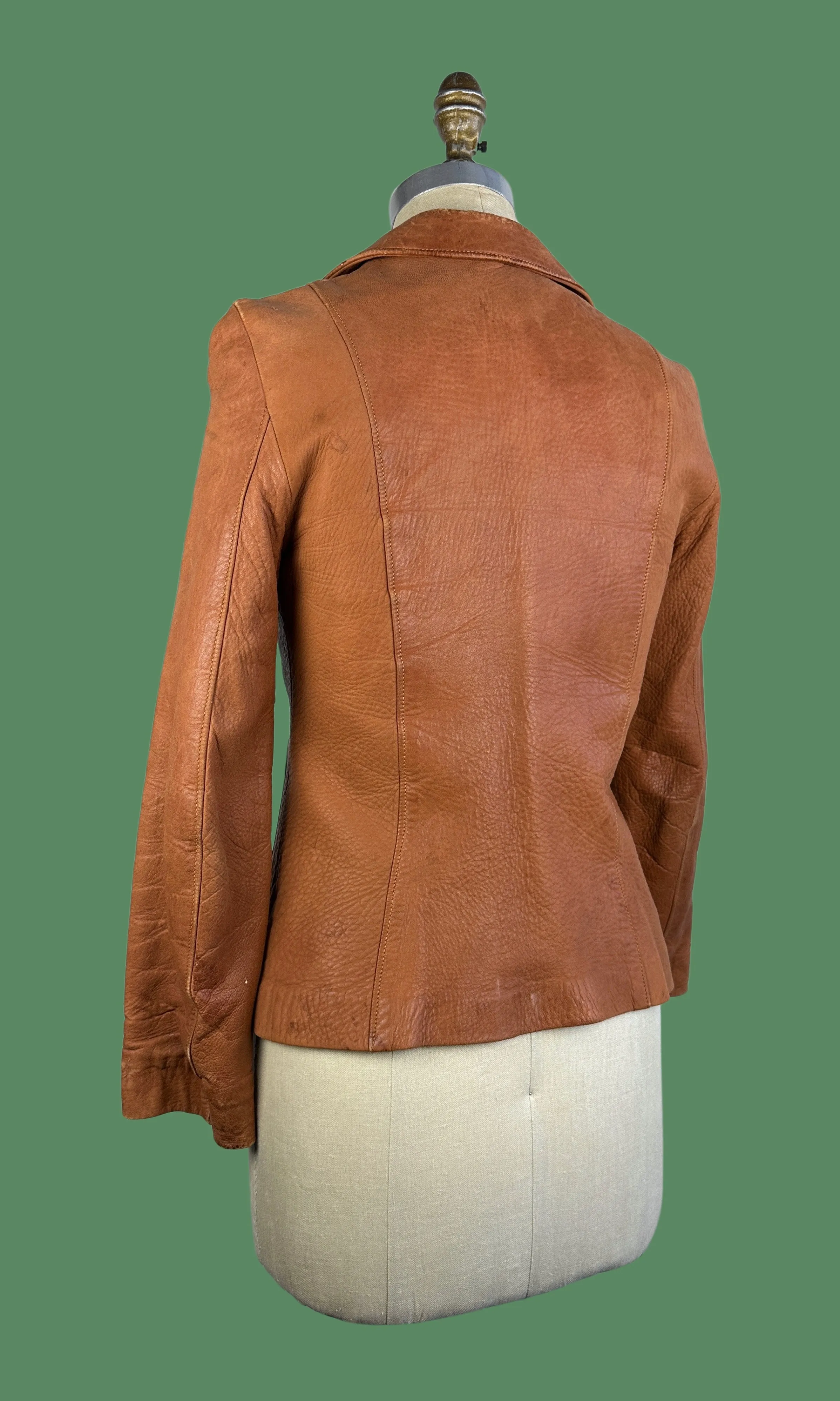 NORTH BEACH LEATHER  70s Hazelnut Jacket • X Small - Small