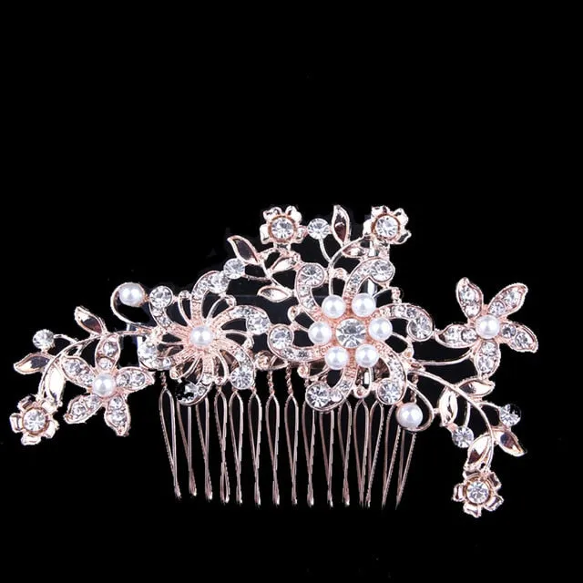 Pearl Hair Combs Prom Bridal Wedding  Elegant Hair Accessories