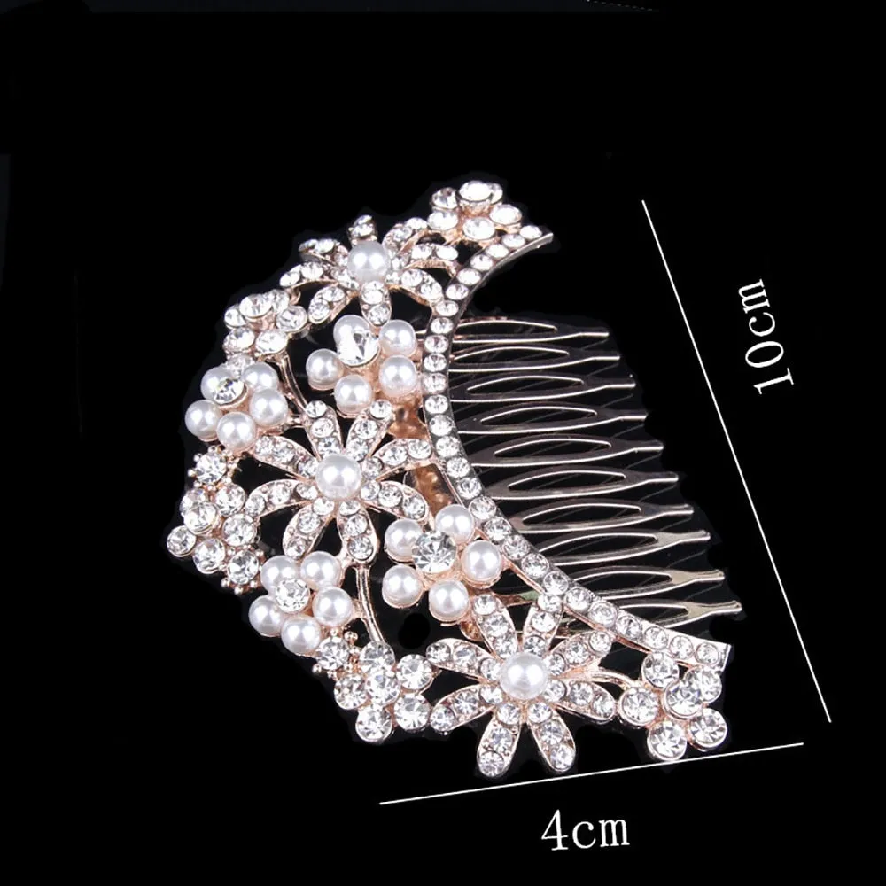 Pearl Hair Combs Prom Bridal Wedding  Elegant Hair Accessories