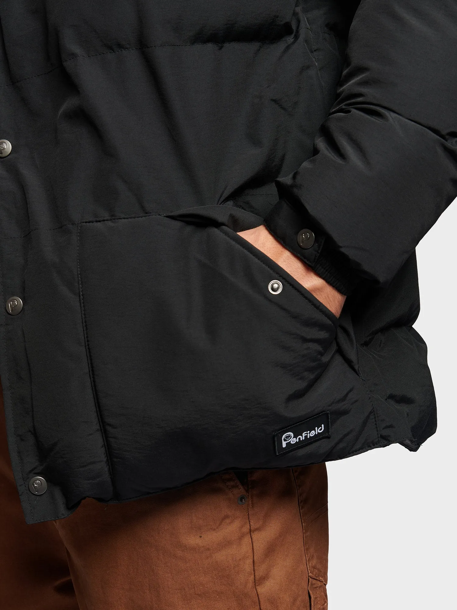 Pelam Puffer Jacket in Black