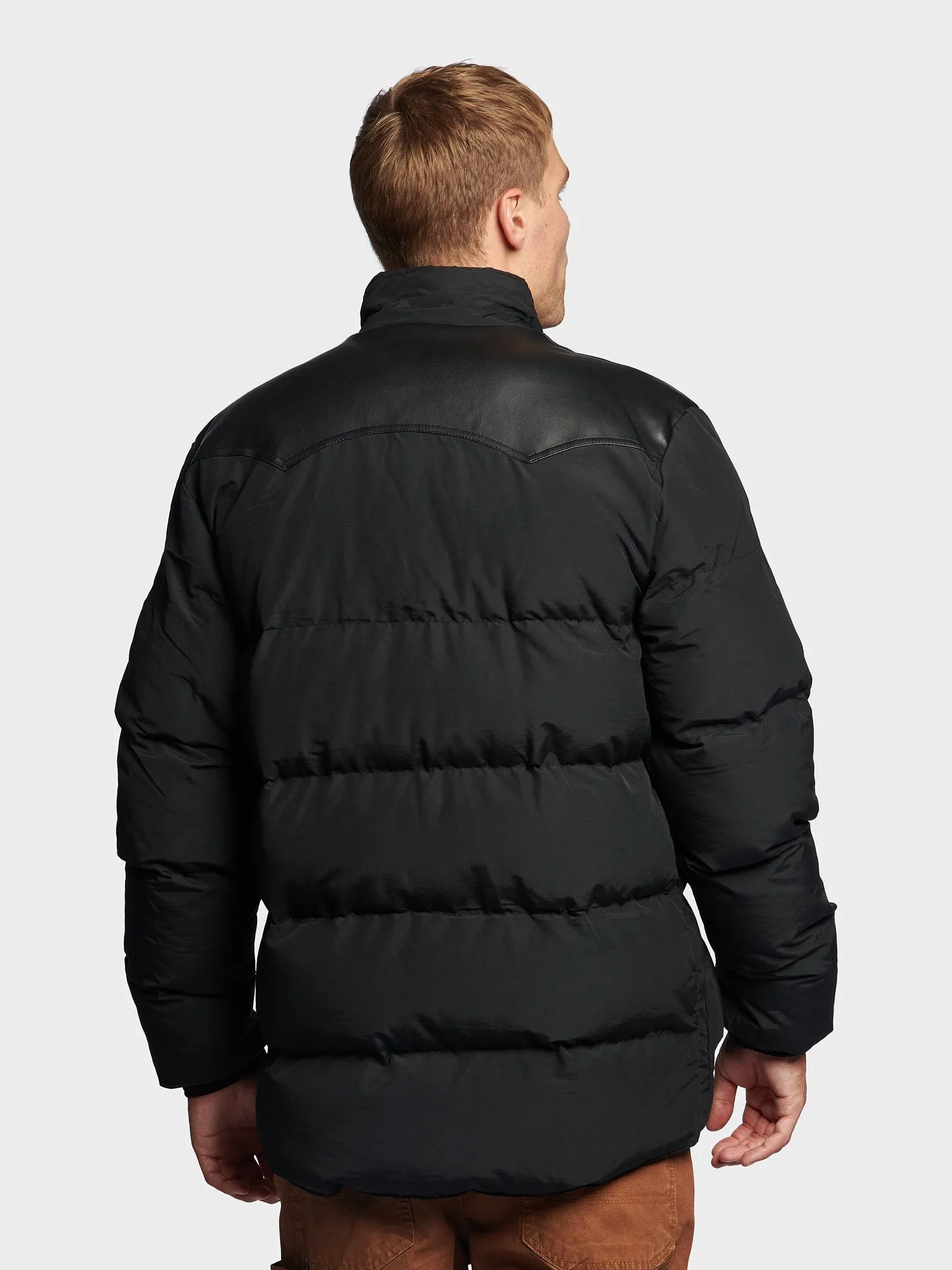 Pelam Puffer Jacket in Black