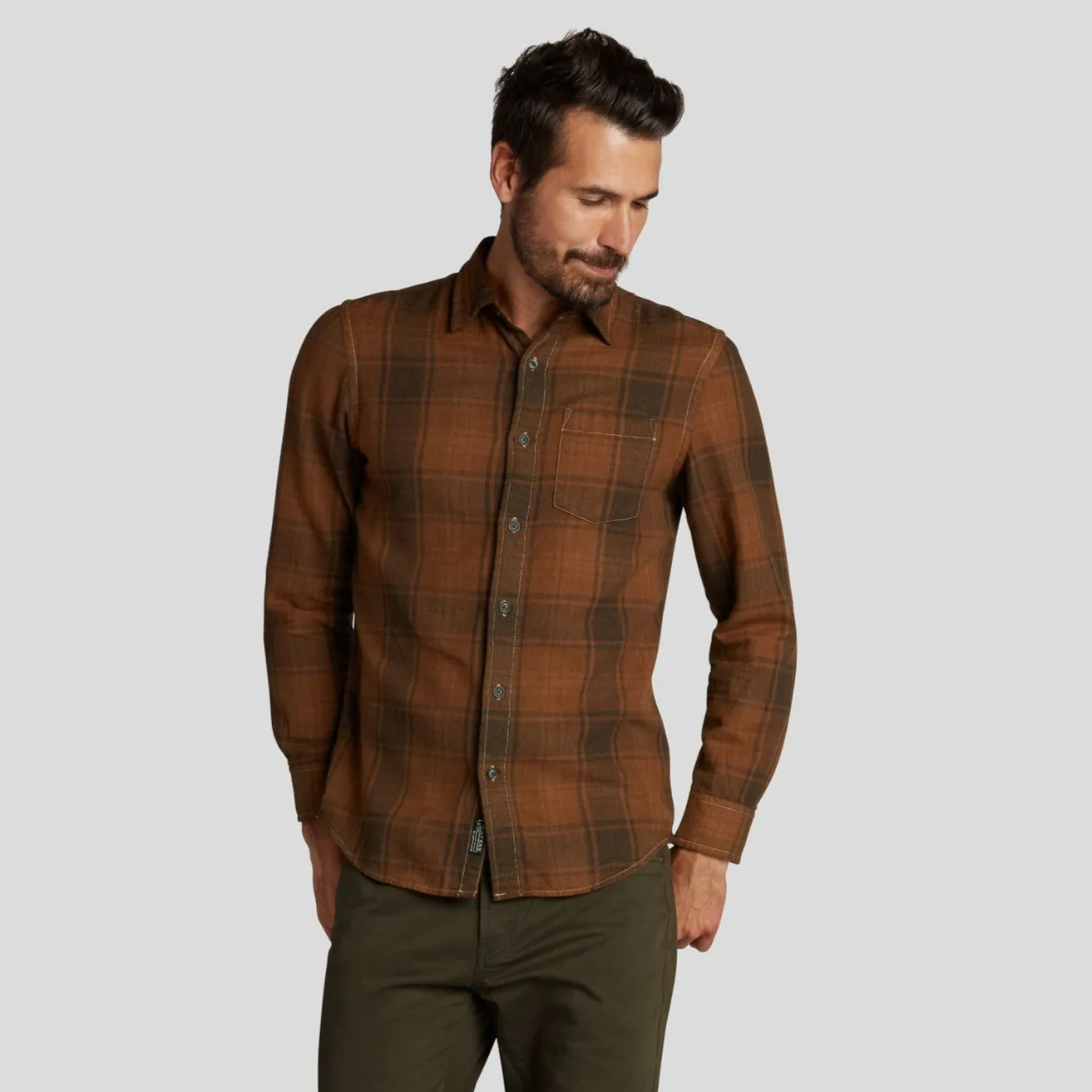 Pembroke Jaspe Flannel - Rubber Plaid