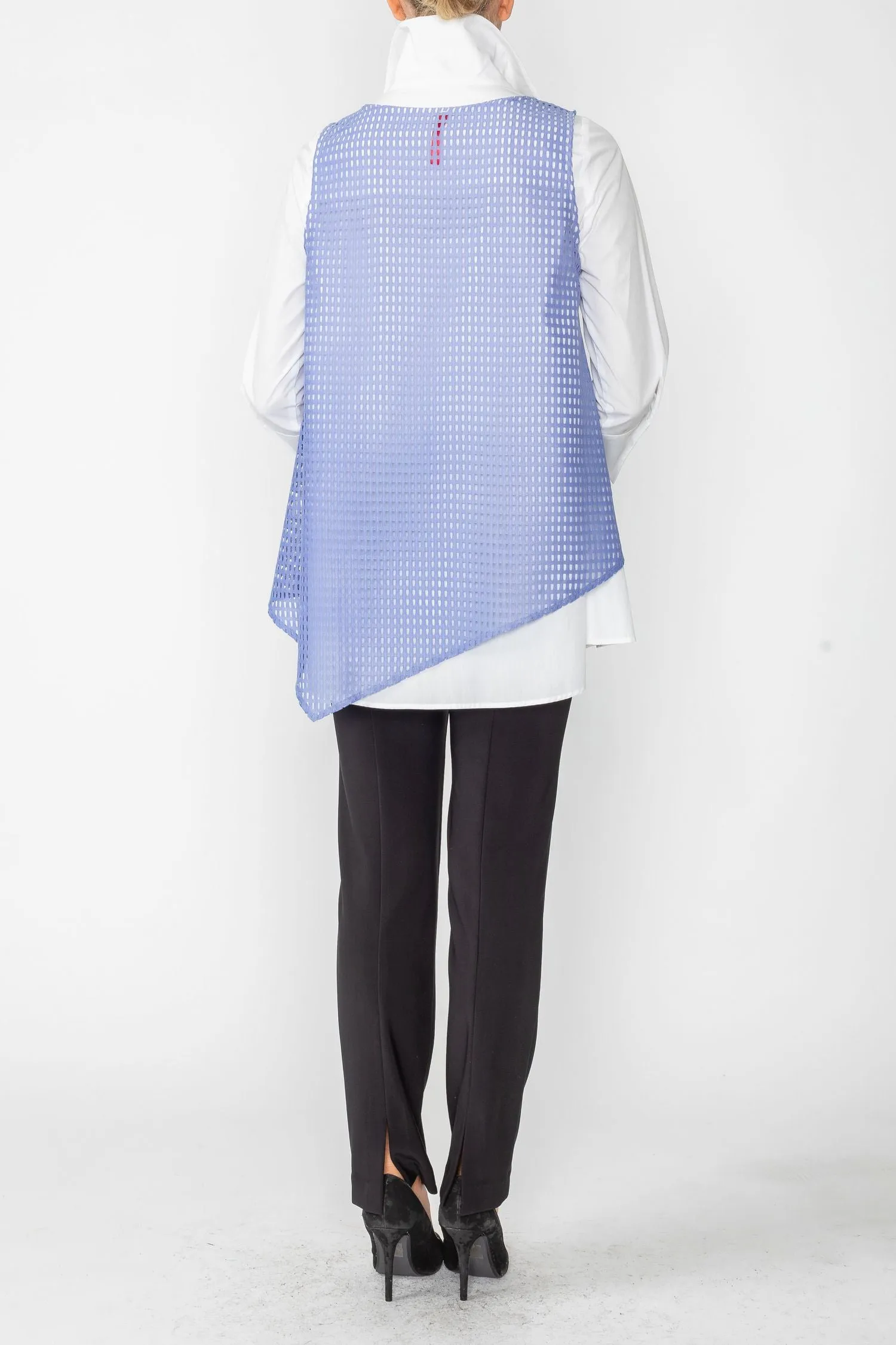 Periwinkle Sleeveless Asymmetrical Top