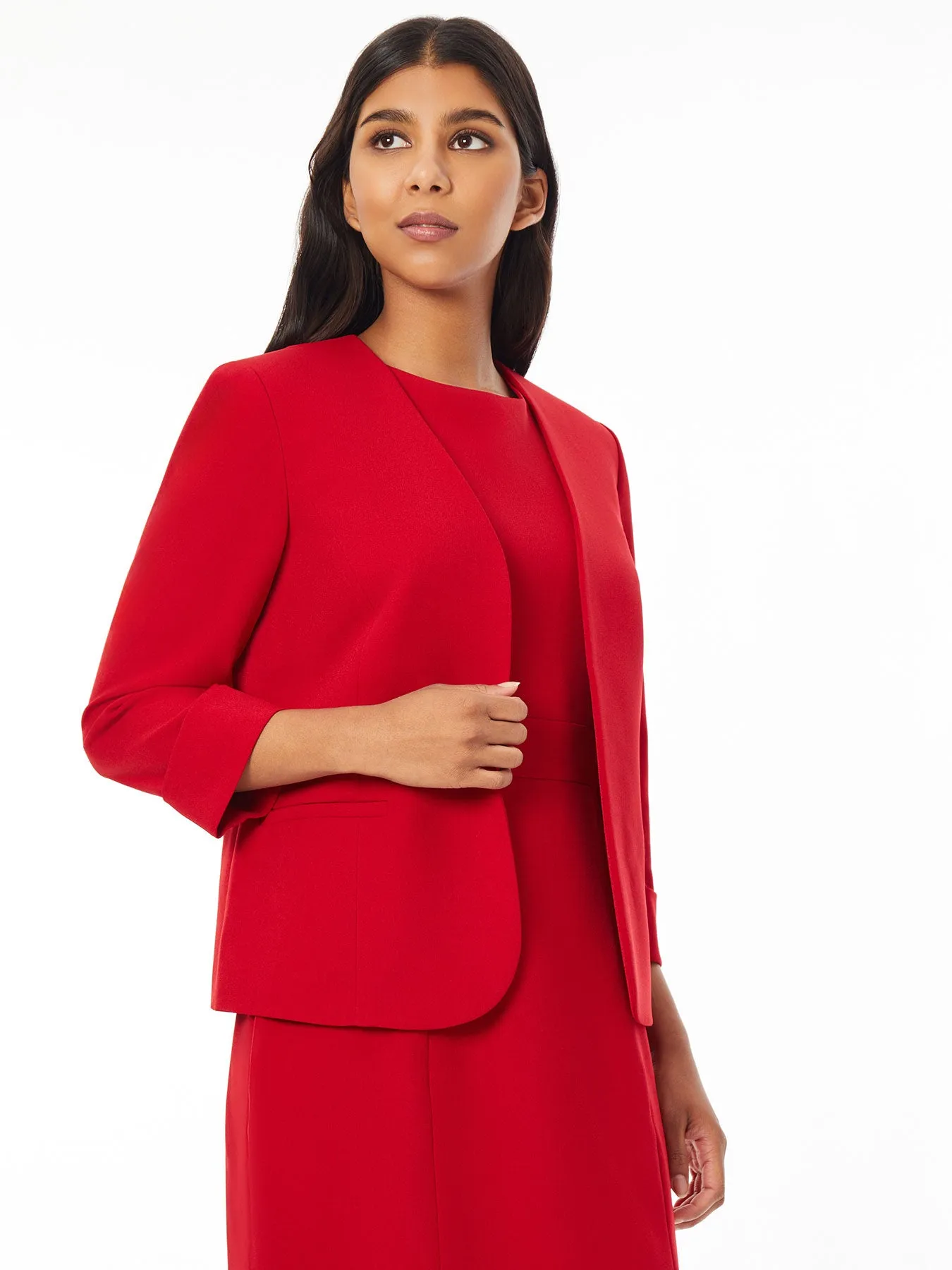 Petite Elle Jacket, Iconic Stretch Crepe