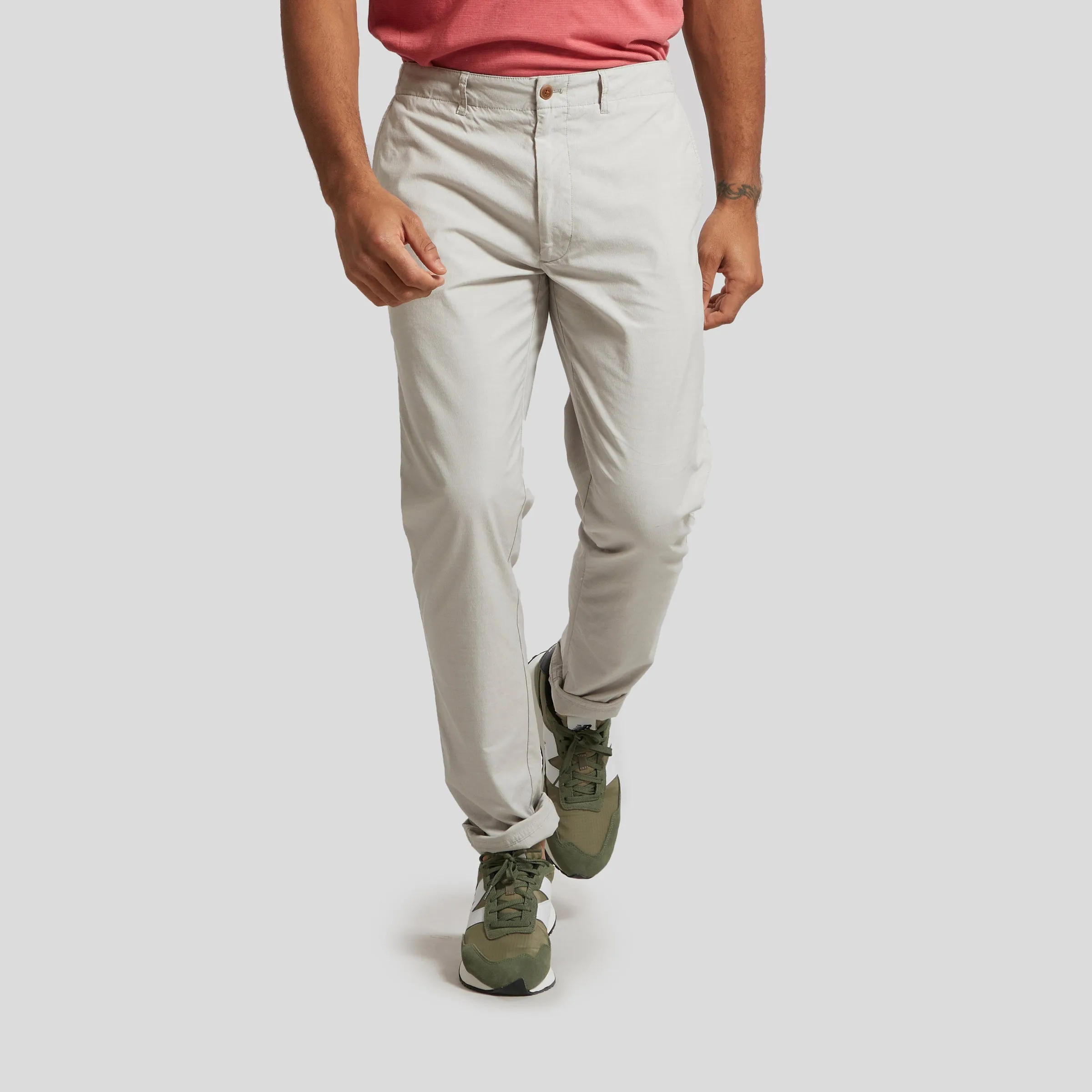 Randolph End On End Stretch Pants - Dove Khaki (Final Sale)