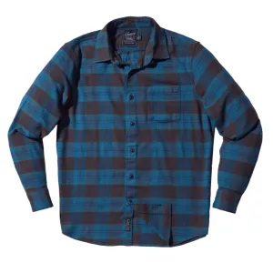 Shady Grove Stretch Flannel Shirt - Teal Olive