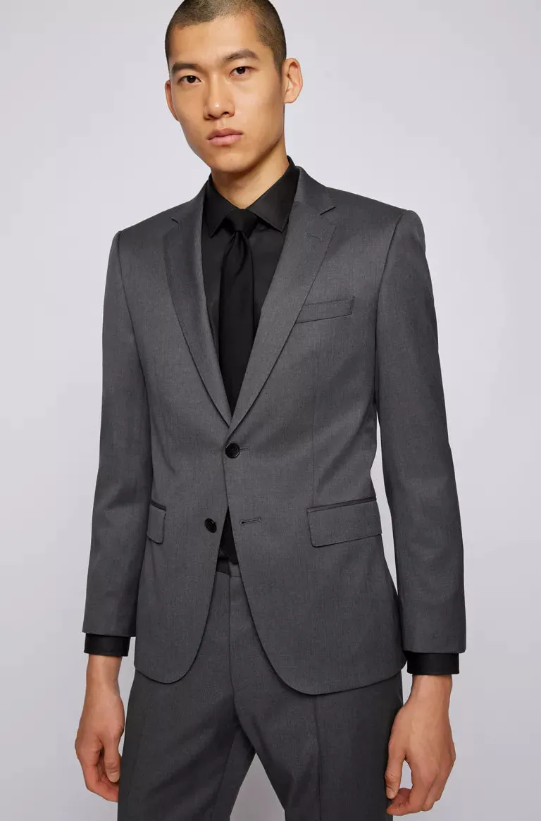 SINGLE-BREASTED 2 Piece SUIT IN VIRGIN-WOOL SERGE H-Huge/Genius