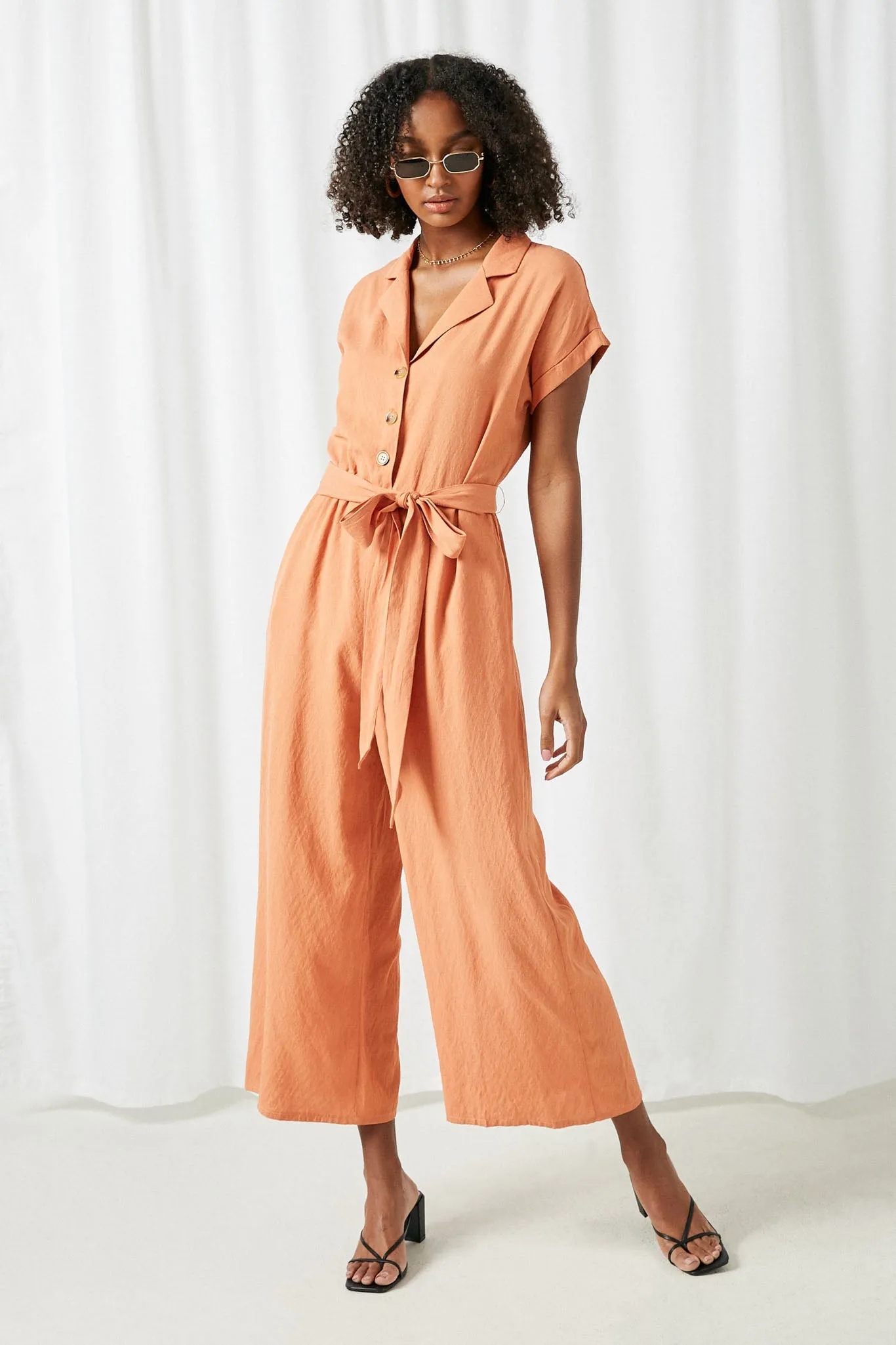 Tie Waist Jumpsuit