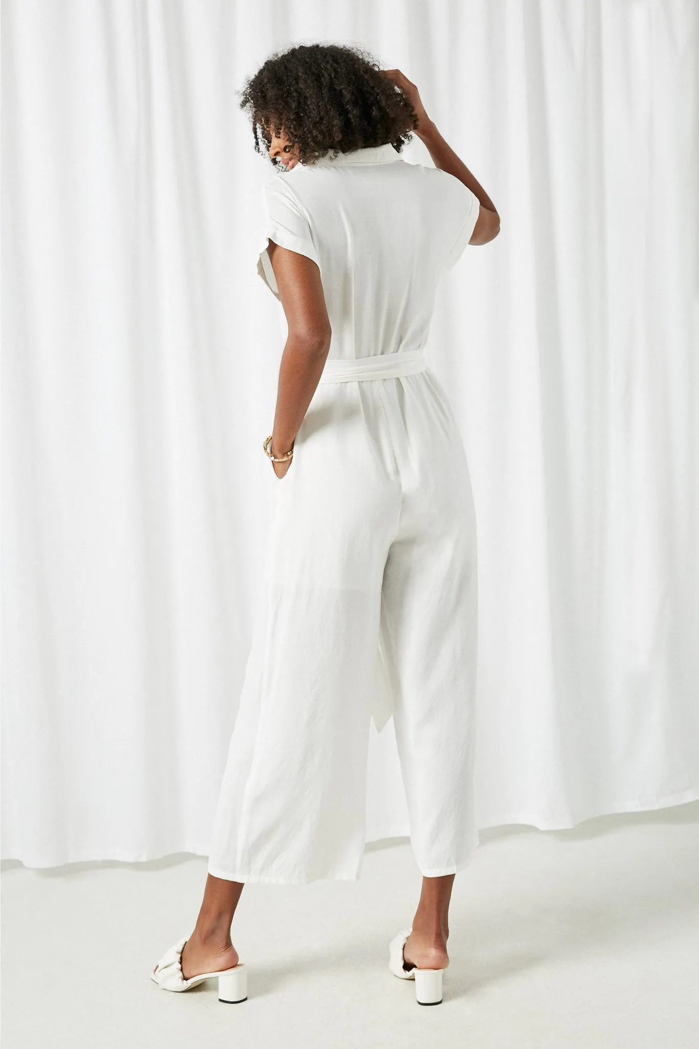 Tie Waist Jumpsuit