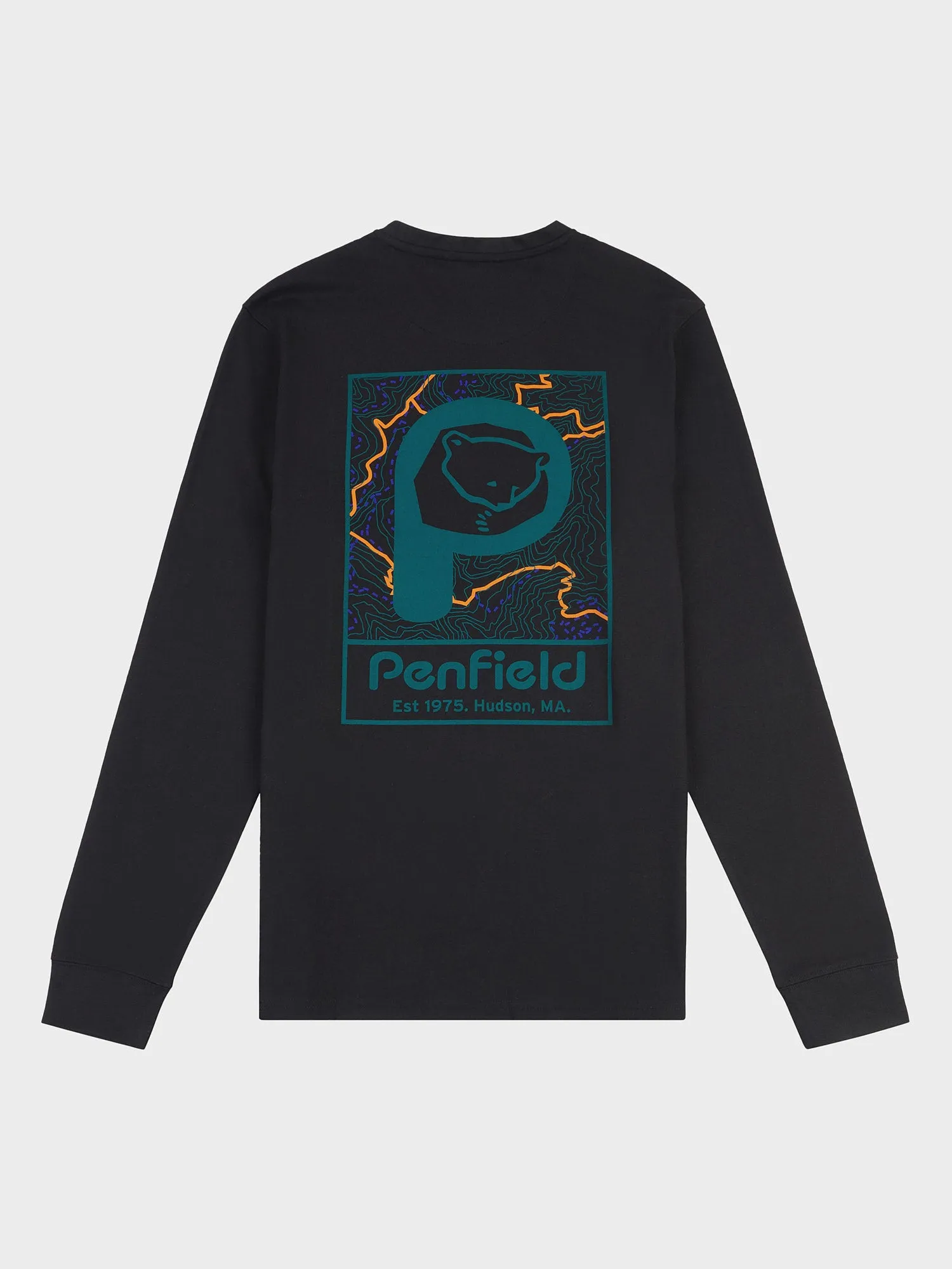 Trail Long Sleeve T-Shirt in Black