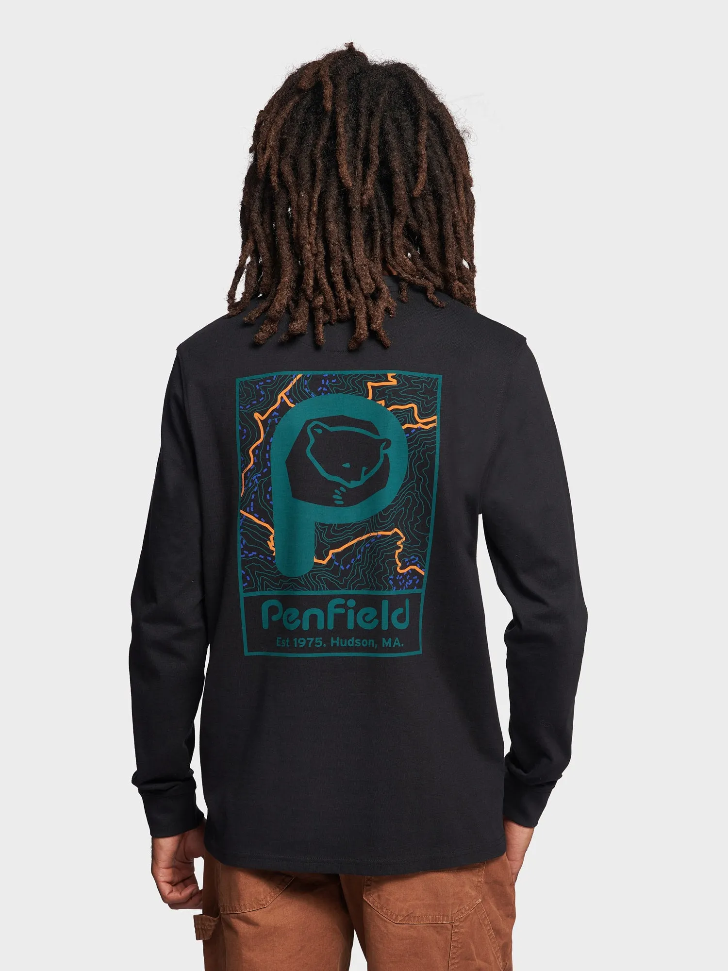 Trail Long Sleeve T-Shirt in Black