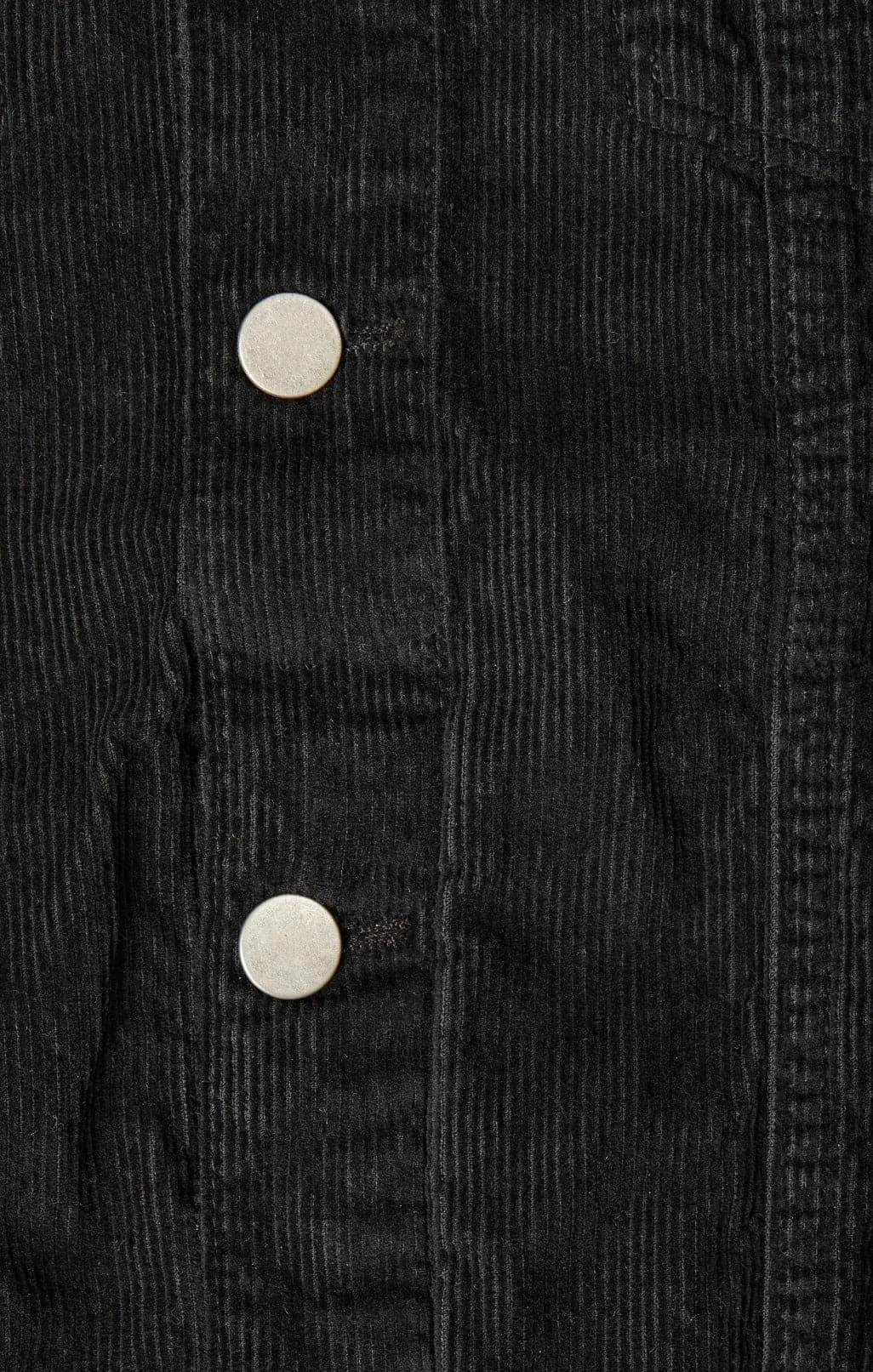 VALLEY - Black Solid Antique Washed Jacket