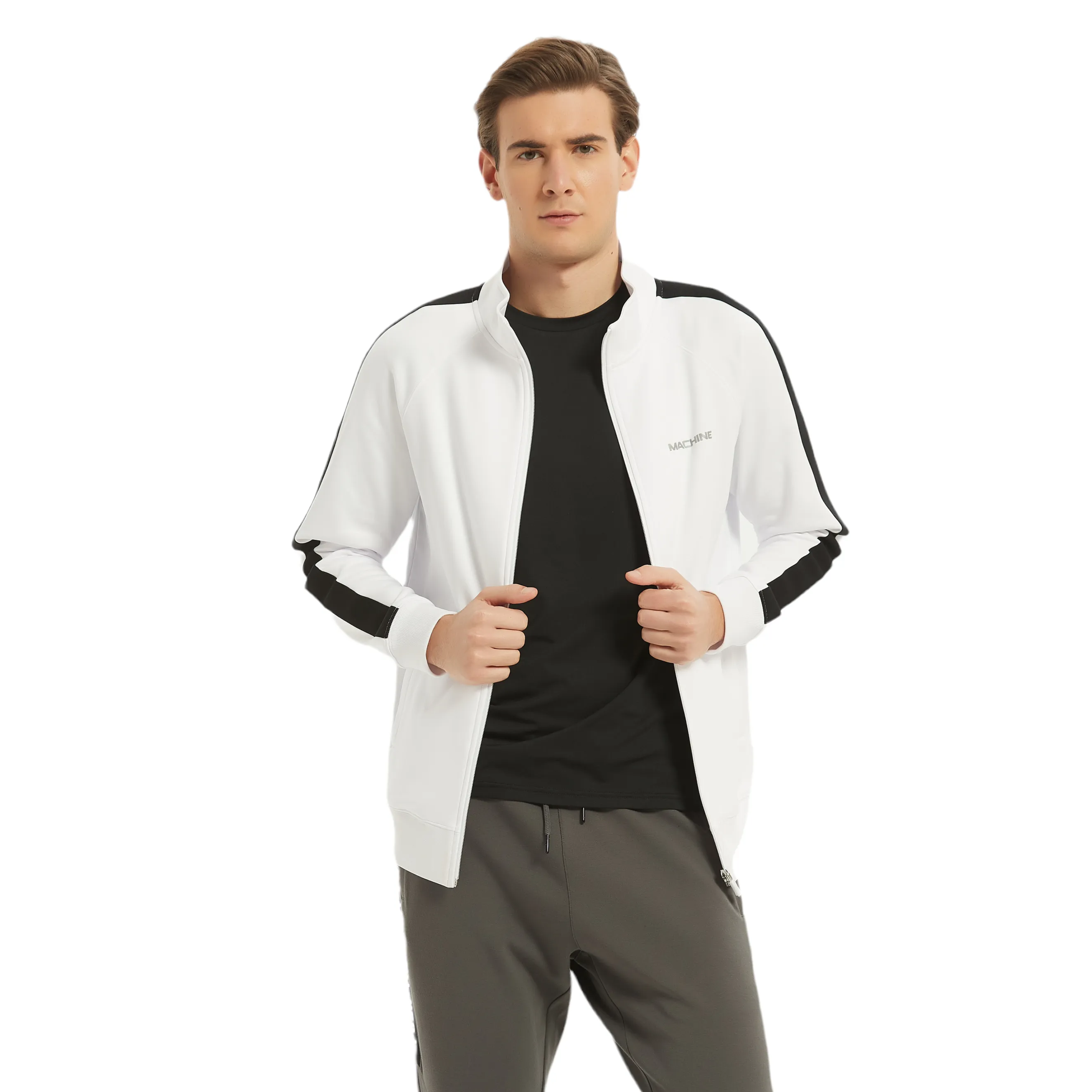 Whitlock Men's Trainer Jacket - White