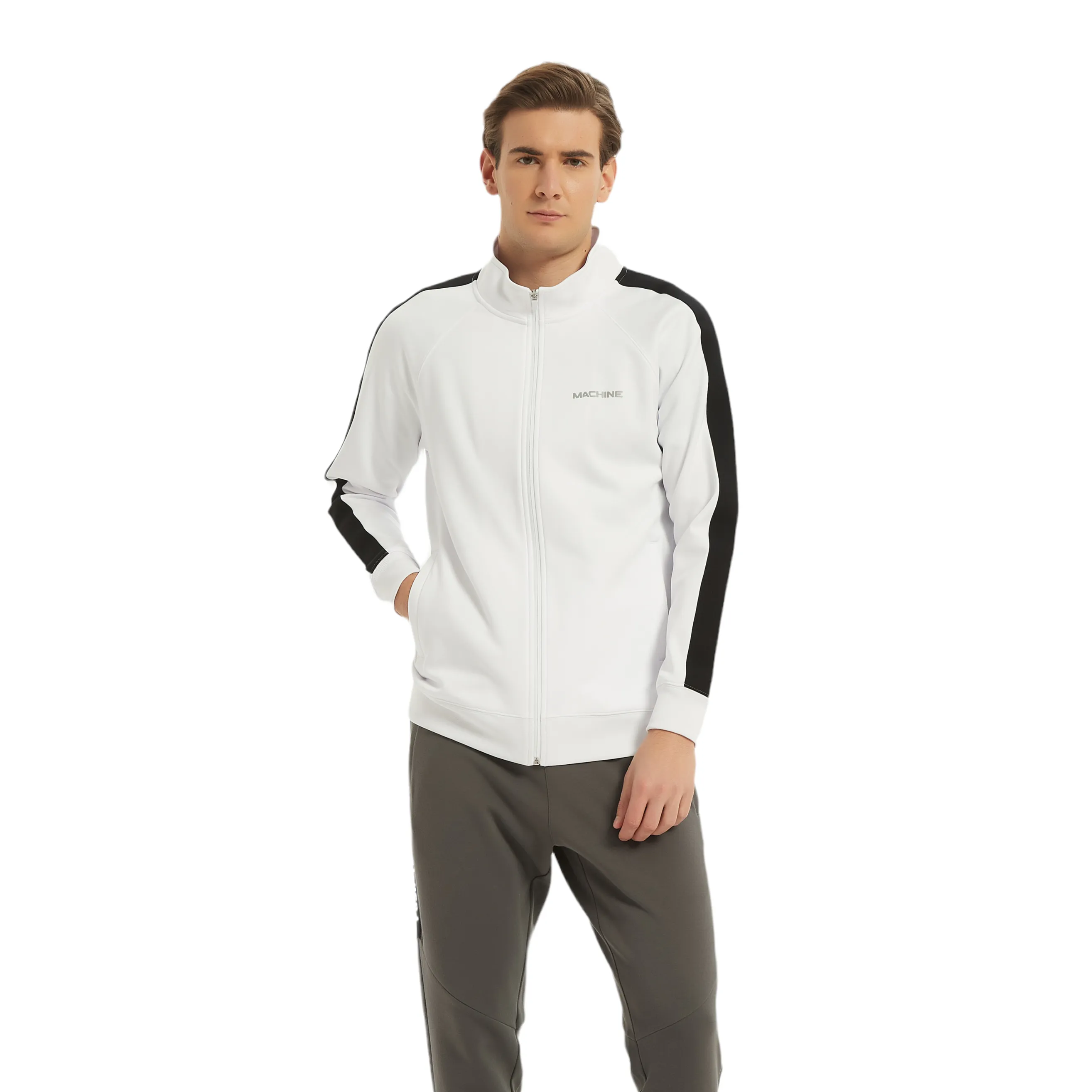 Whitlock Men's Trainer Jacket - White