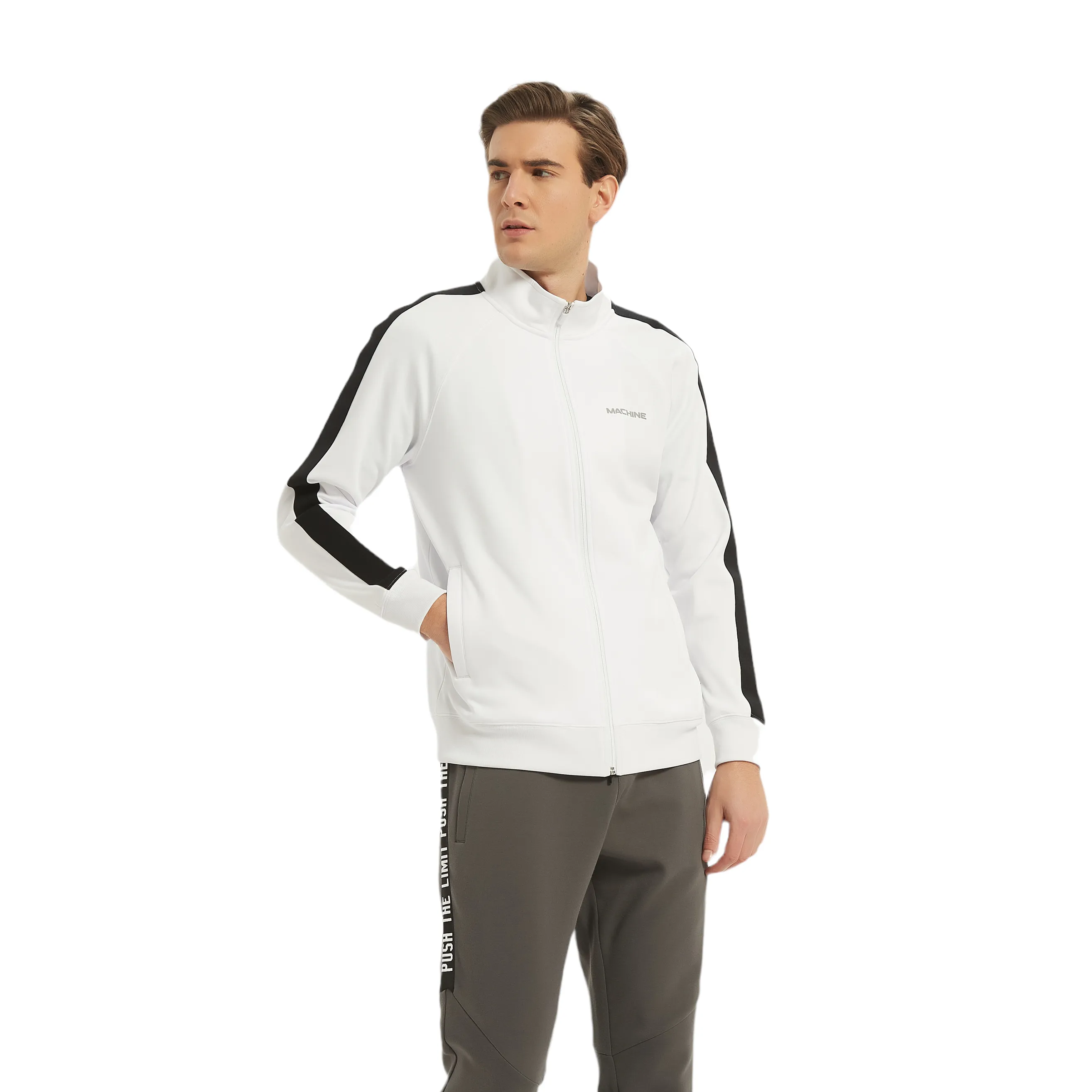 Whitlock Men's Trainer Jacket - White