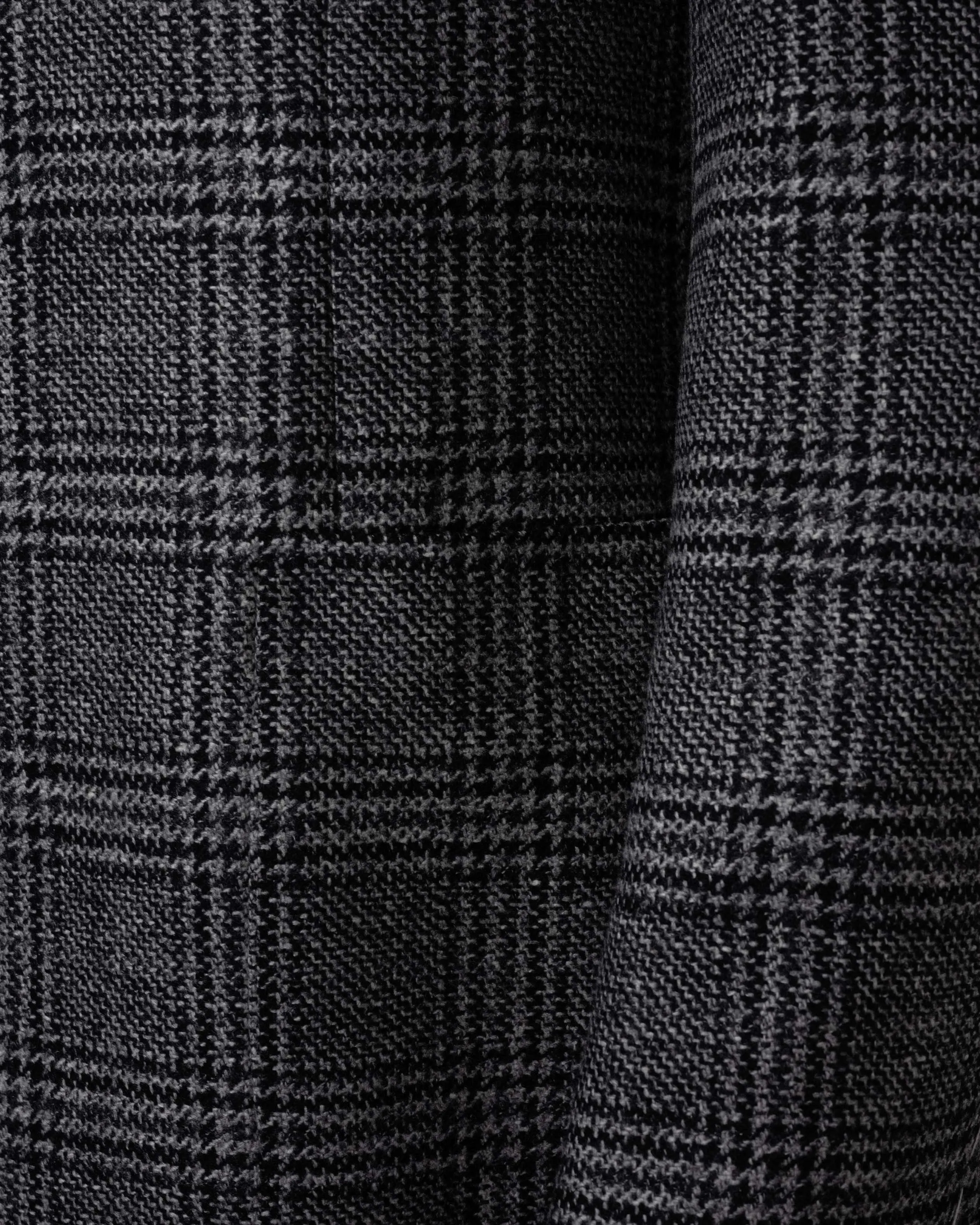 Windowpane Checked Jacket