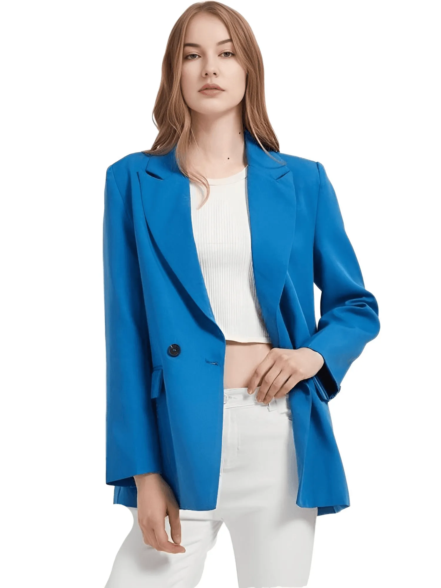 Women's Double Breasted Pocket Blazer